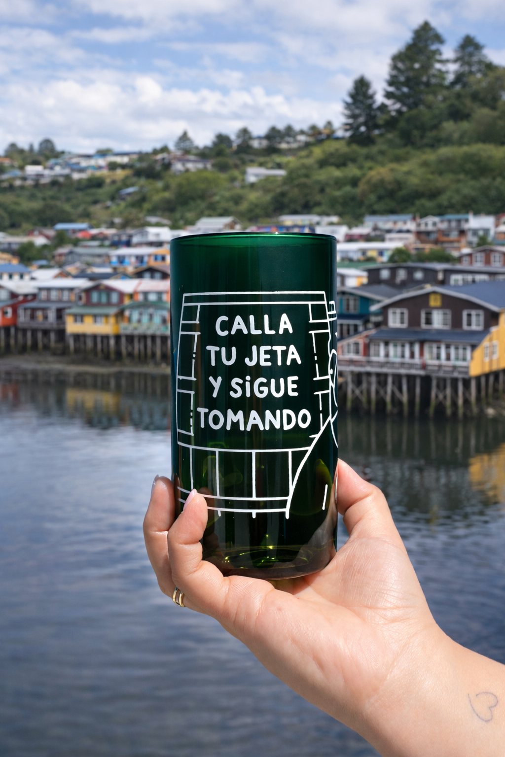 Frases chilotas set 6 vasos