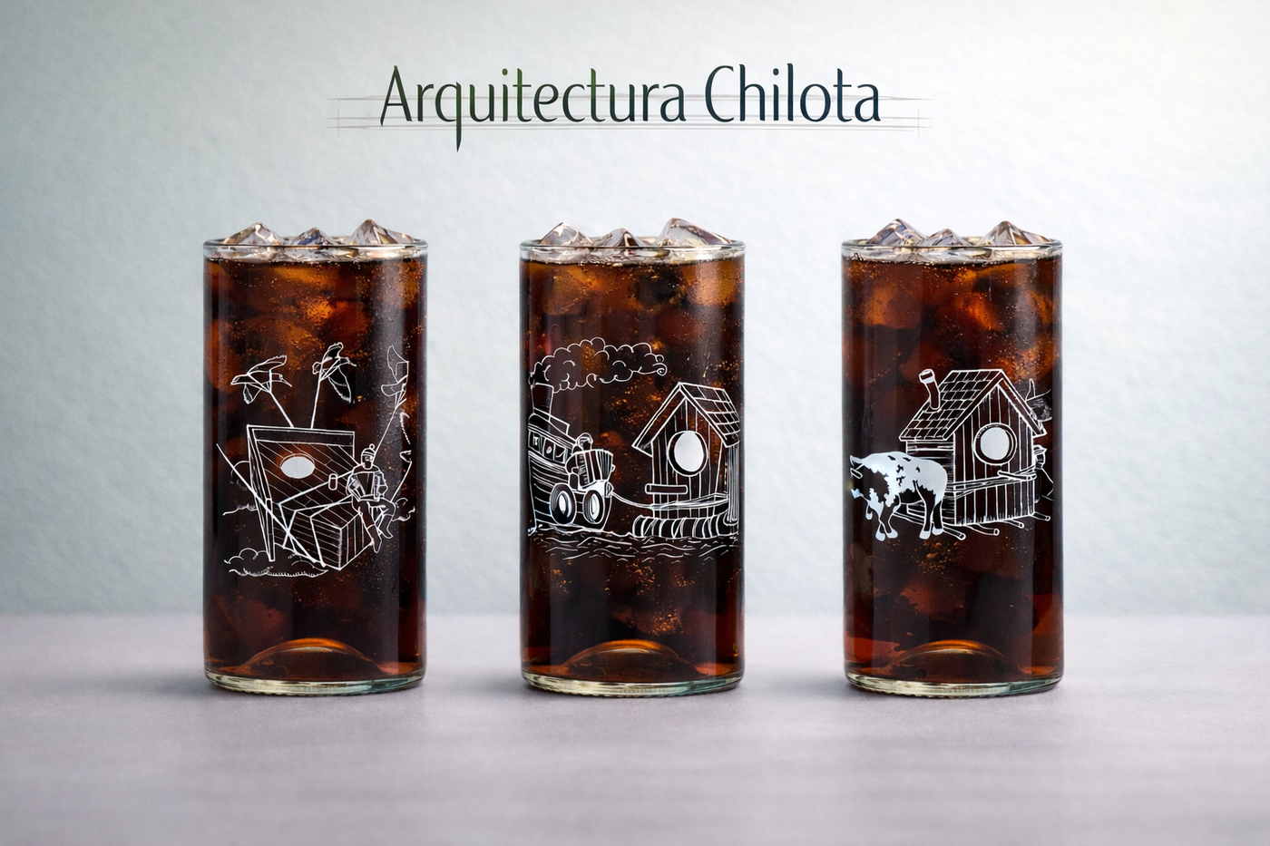 Mingas chilotas Set 3 vasos