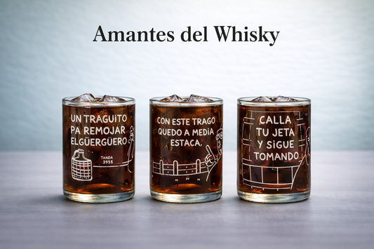 Vasos Whiskeros set 3 vasos