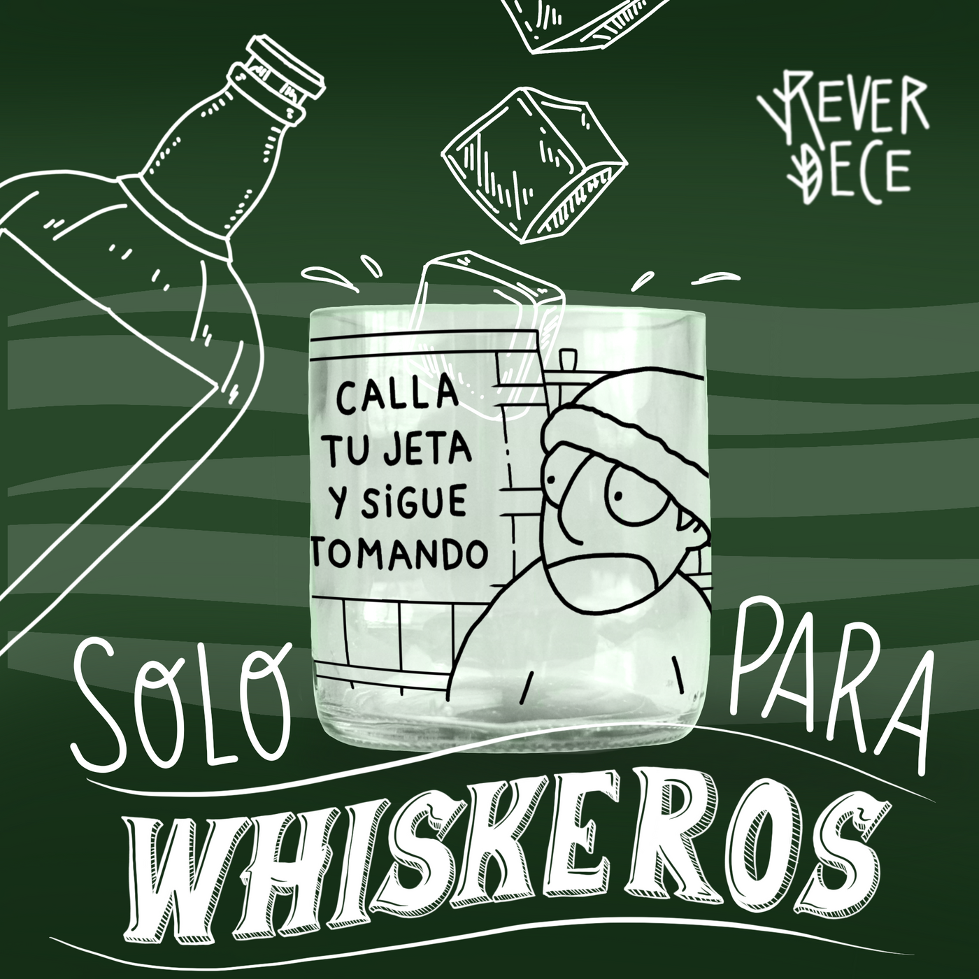 Vasos Whiskeros set 3 vasos