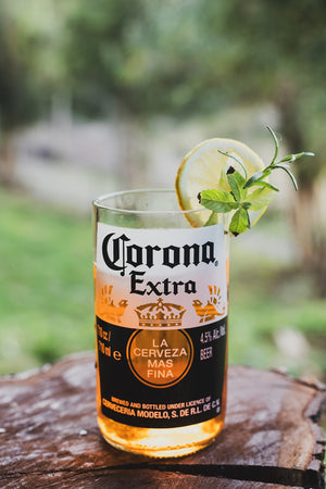Vasos de Cerveza Corona Reciclados | Hechos en Chiloé