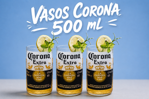 Vasos de Cerveza Corona Reciclados | Hechos en Chiloé