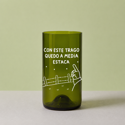 Vaso frase chilota III Reciclado 500 ml | Oferta a Luca