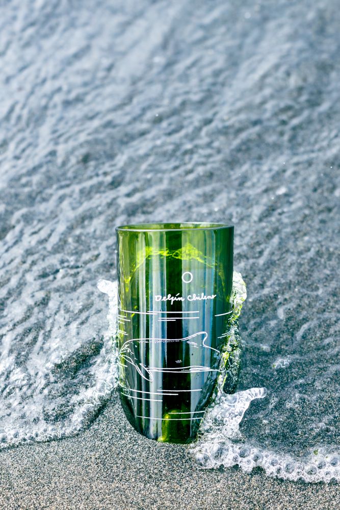 Fauna chiloa Set 6 vasos verdes