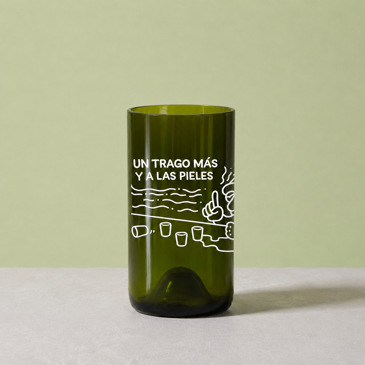Vaso frase chilota Reciclado 500 ml | Oferta especial