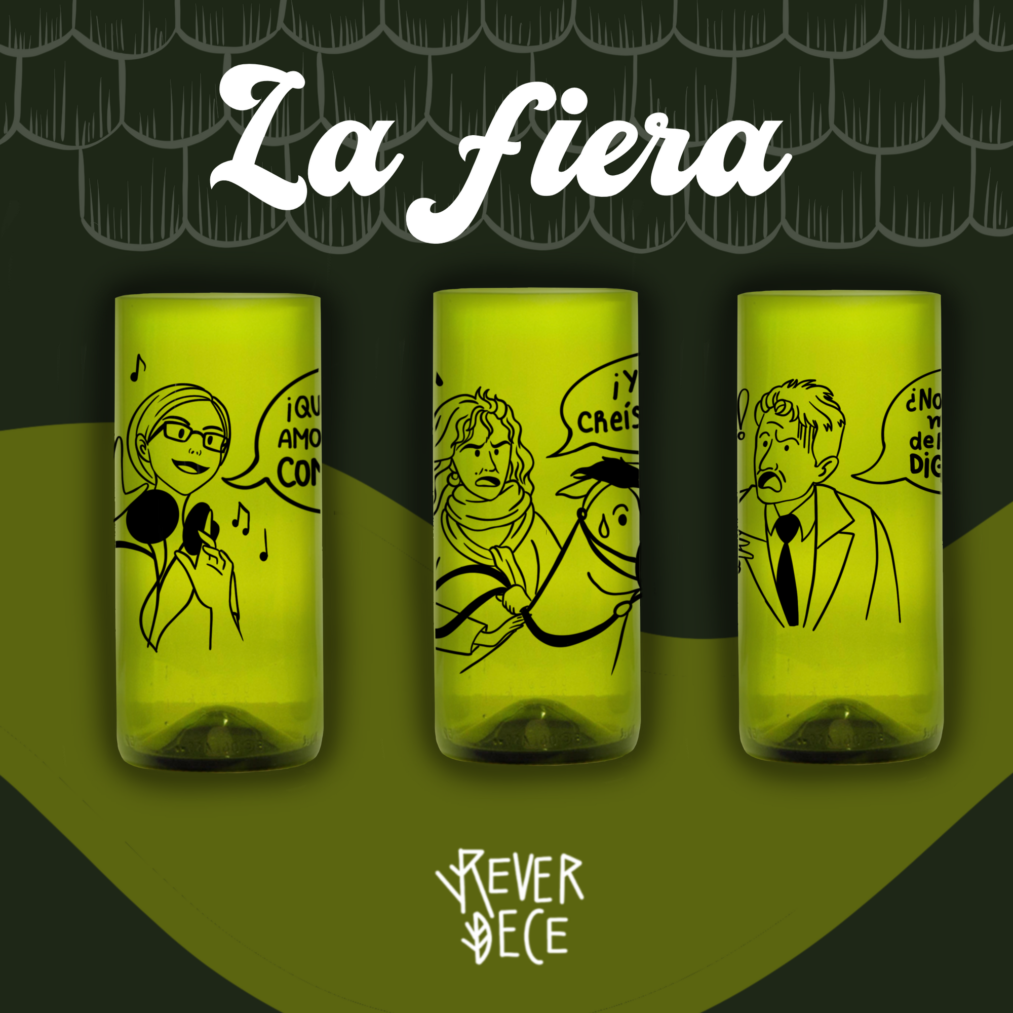 La Fiera set 3 vasos
