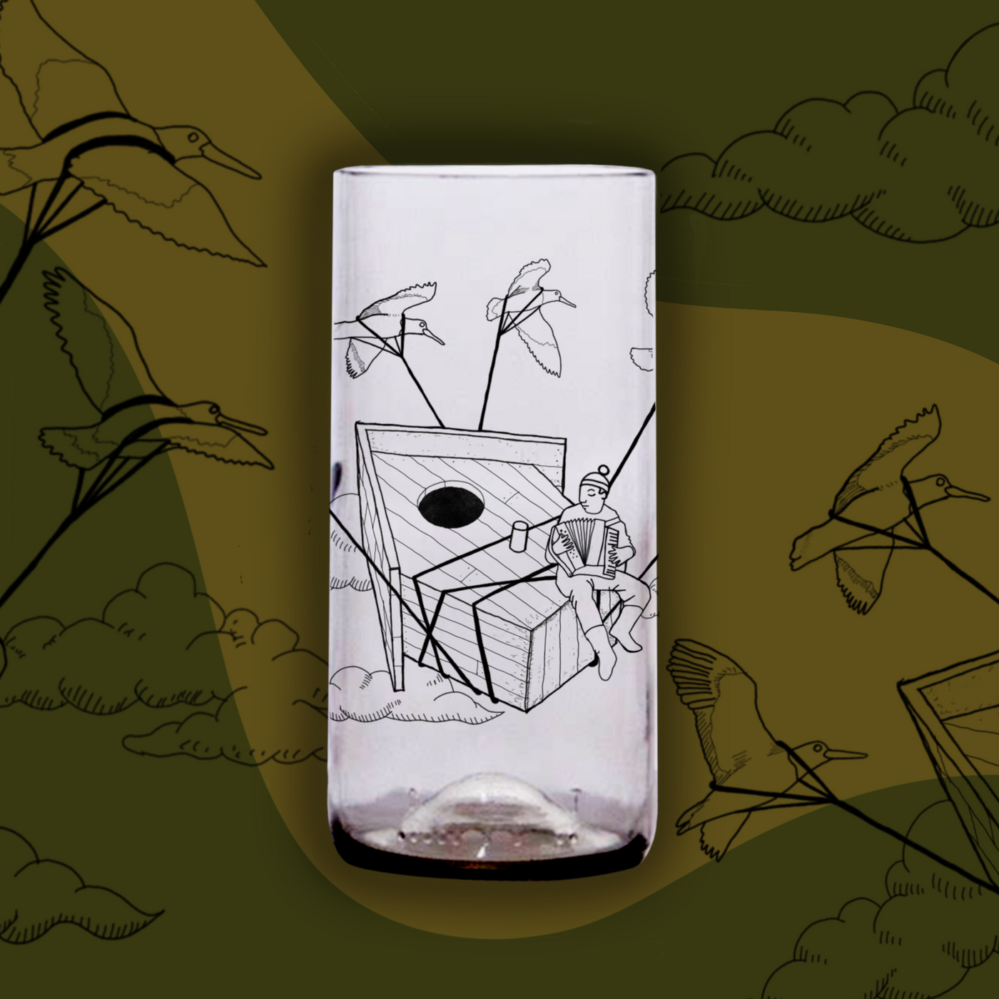 Mingas chilotas Set 3 vasos