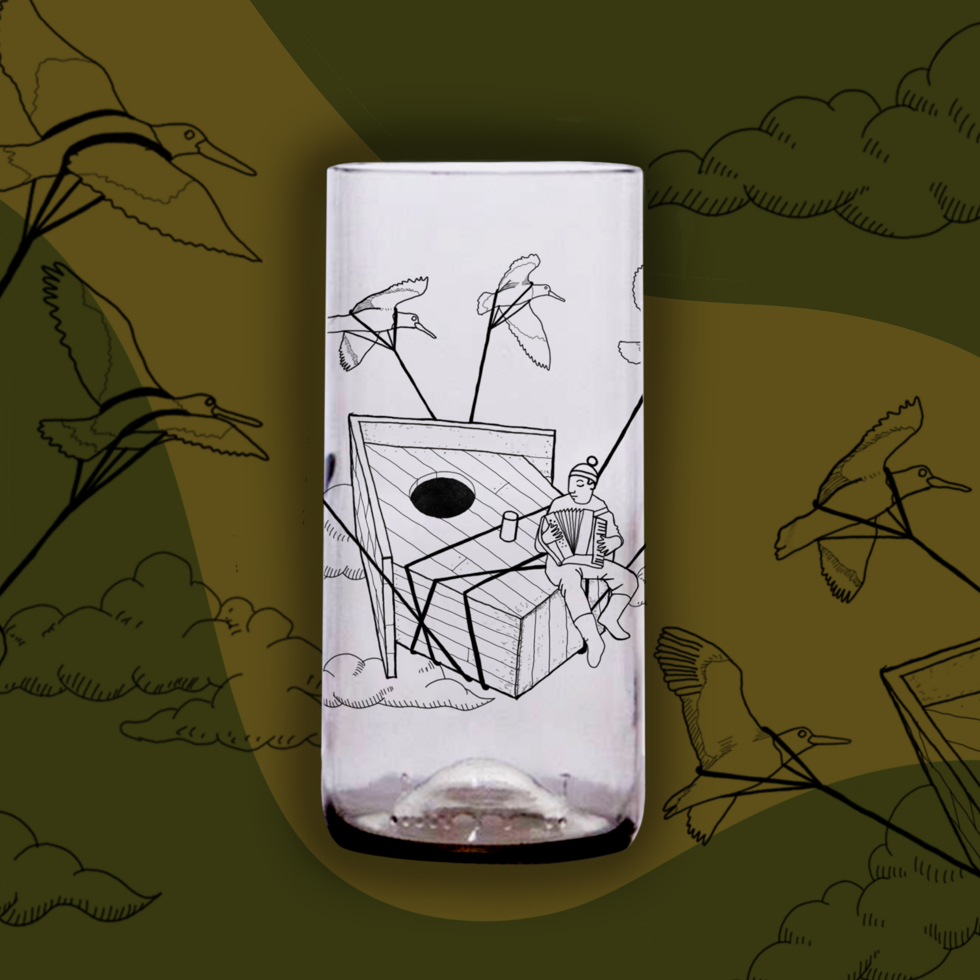 Mingas chilotas Set 3 vasos