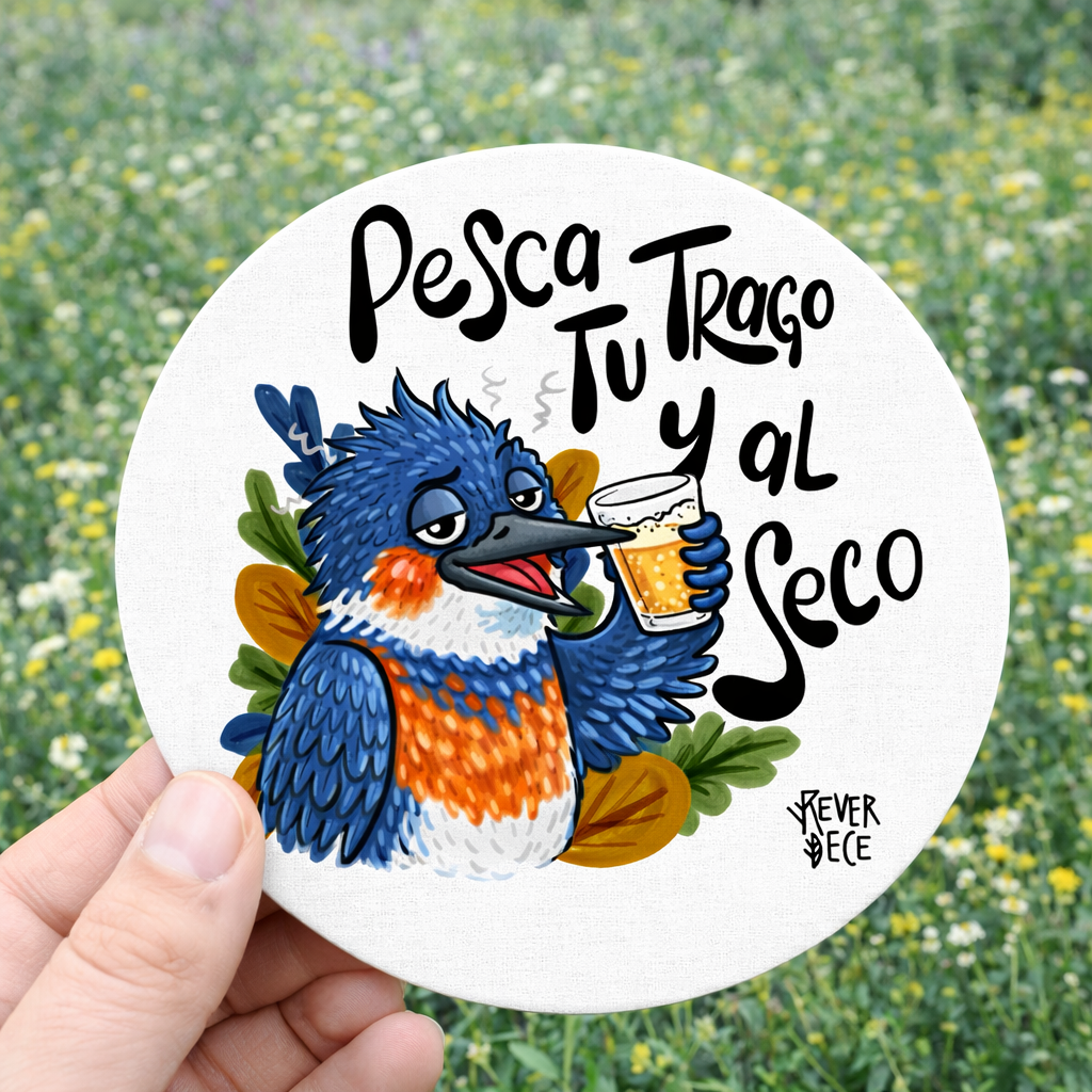 Posavasos Fauna Chilota | Set de 3– El complemento perfecto para tus vasos reciclados