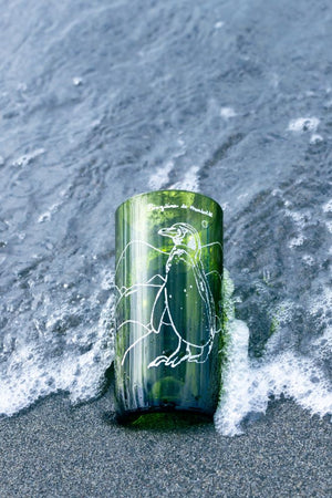 Fauna chiloa Set 6 vasos verdes