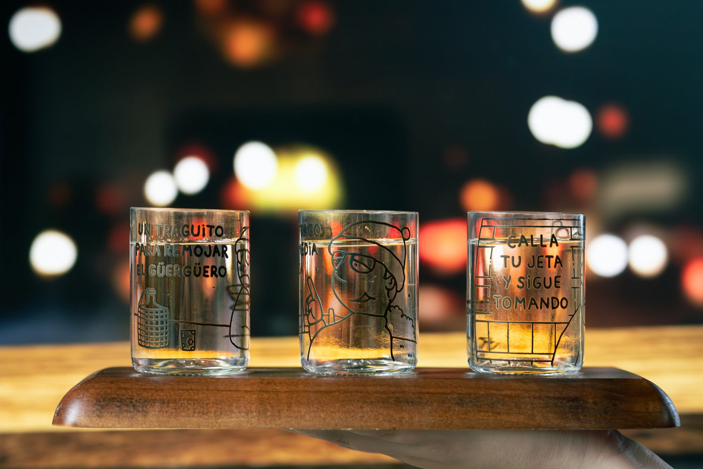 Vasos Tequileros Set 3 unidades