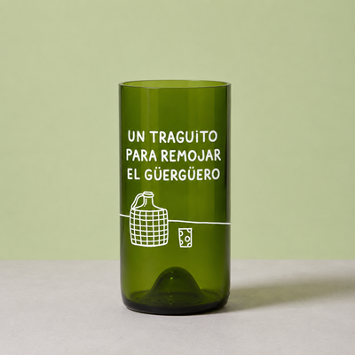 Vaso frase chilota II Reciclado 500 ml | Oferta a Luca