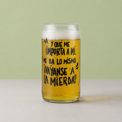 Vaso reciclado Teleserie Romané 500 ml | oferta a luca