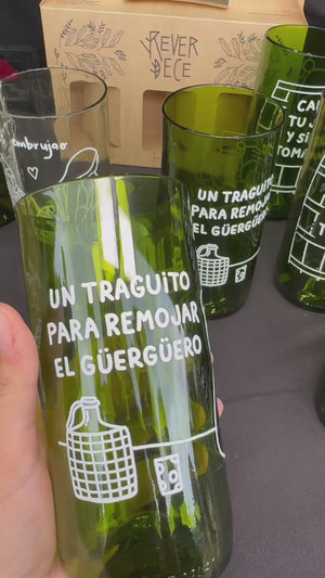 Frases chilotas set 6 vasos